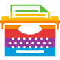 Rainbow Typewriter